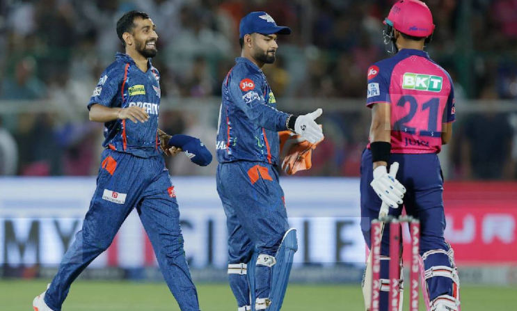 Lucknow Super Giants Vs Rajasthan Royals Timeline