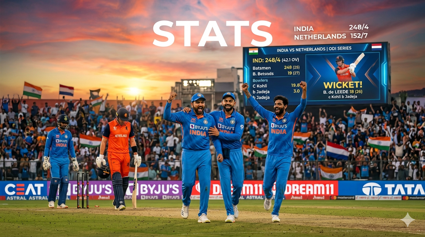 India National Cricket Team Vs Netherlands National Cricket Team Stats