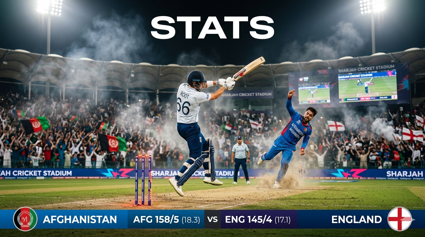Afghanistan National Cricket Team Vs England Cricket Team Stats